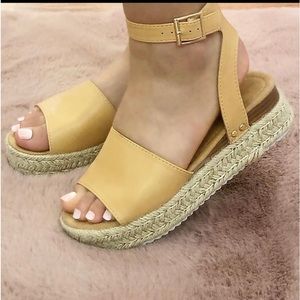 Tan Espadrille sandal